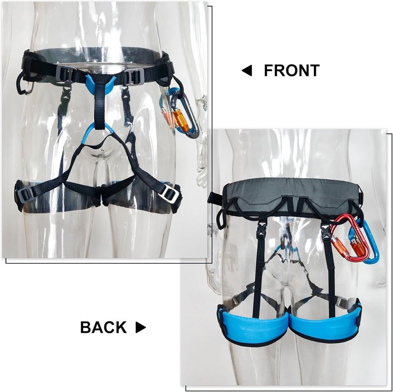 Newdoar Climbing Harness, Mountaineering Rock Climbing Harness, Men Women Tree Ice Climbing Half Body, Safety Belt Rappelling - Image 4